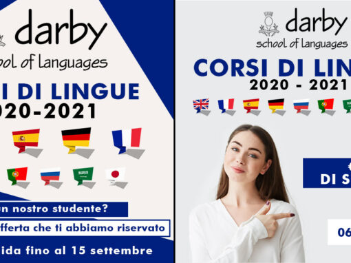 Promozioni corsi di lingue 2020-2021